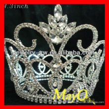 Coroa grande da tiara da representação histórica da flor de cristal venda